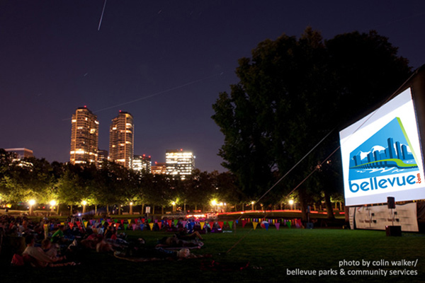 Bellevue movies in the park begin July 9.